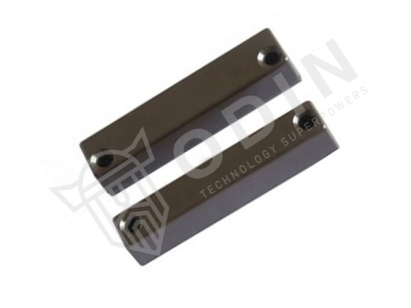 Contatto magnetico in plastica per centrali di allarme filare marrone