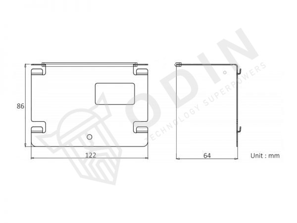 HIKVISION DS-KABH6320-T Supporto da tavolo per postazioni interne intercom