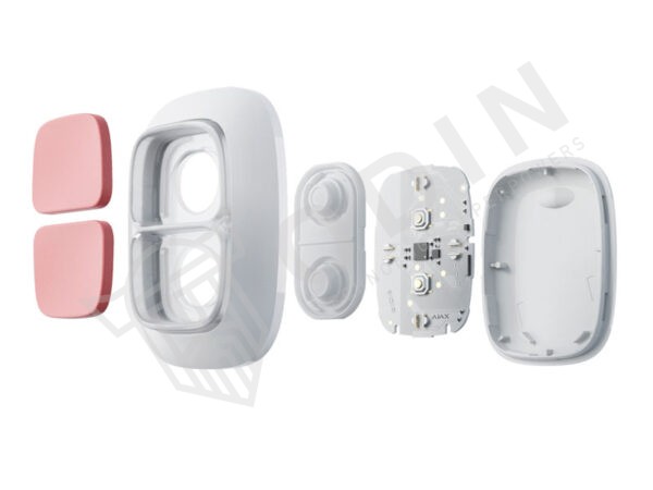 AJAX DOUBLEBUTTON-W Pulsante antipanico smart per casi d'emergenza o scenari domotici 10315