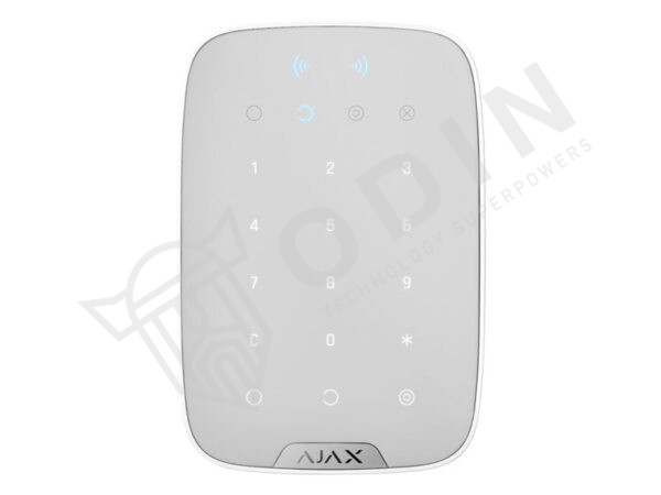 AJAX KeyPadplus Tastiera wireless e touch usata per inserire/disinserire il sistema con lettore carte e portachiavi contactless crittografati