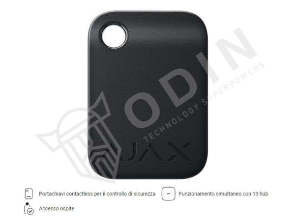 AJAX TAG Portachiavi contactless per controllo sicurezza colore nero