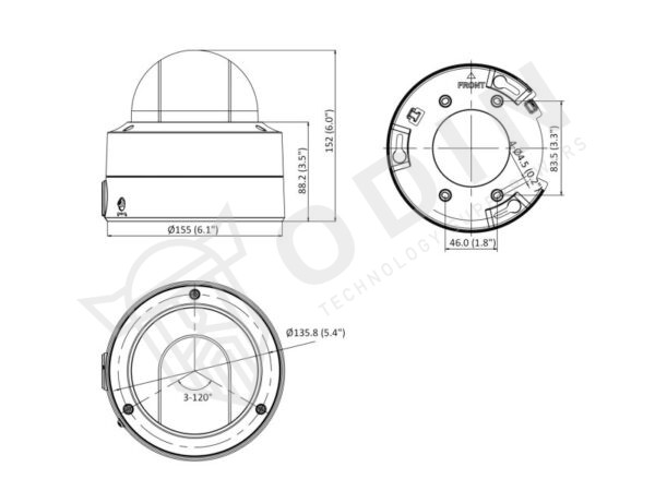Hikvision DS-2CD2747G2-LZS Telecamera Colorvu 4 megapixel varifocale 3,6-9 mm
