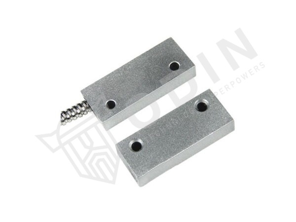 Contatto magnetico per allarmi via filo in acciaio sigillato con guaina metallica