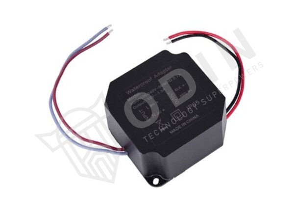 Alimentatore a tenuta stagna 12V 1,5Ah IP65