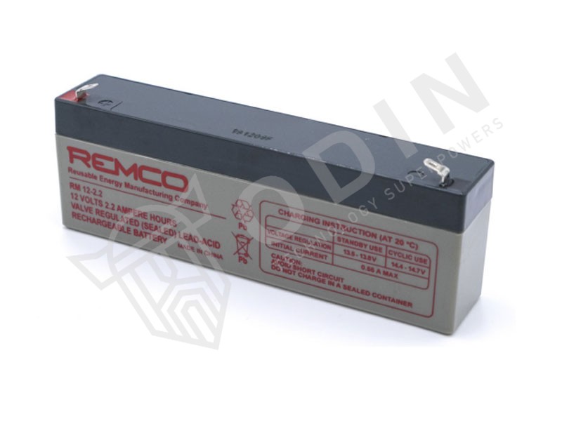 REMCO RM 12-2.2 Batteria 12V al Piombo 2,2 Ah per sistemi di sicurezza