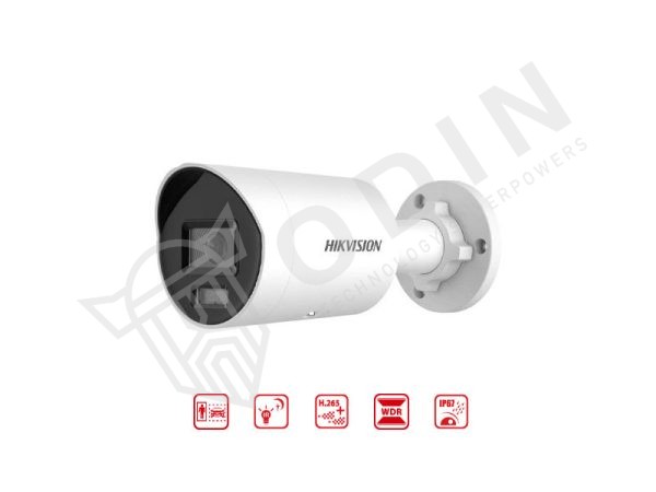 Hikvision DS-2CD2086G2H-IU Telecamera 4K bullet Acusense IR 40 mt IP6 ottica 2,8 mm DarkFighter