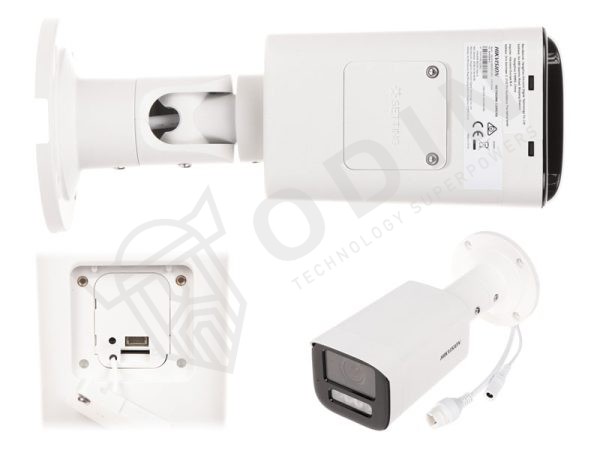 Hikvision Hikvision DS-2CD1643G2-LIZU Telecamera bullet Ip 4 Mpx varifocal motorizzata Human and Vehicle Detection SmartHybrid con microfono