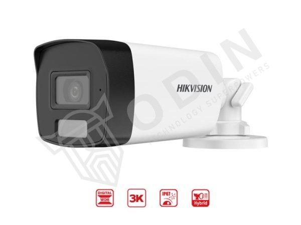 HIKVISION DS-2CE17K0T-LFS Telecamera bullet ottica 2,8 mm 3K SmartHybrid con microfono