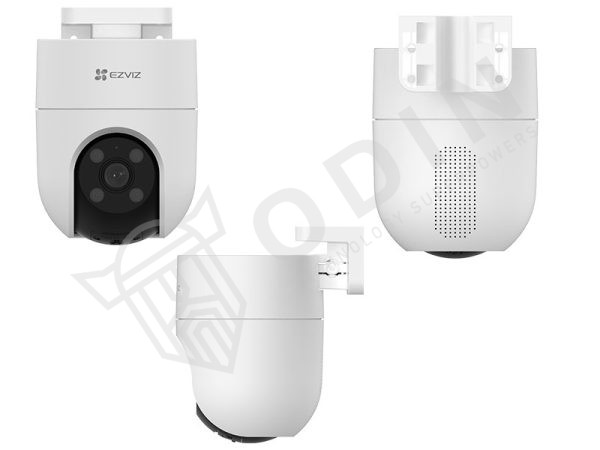 Alternative view of EZVIZ CS-H8C Telecamera PoE Panoramica 2K motorizzata per esterno con tracciamento automatico, versione senza WIFI