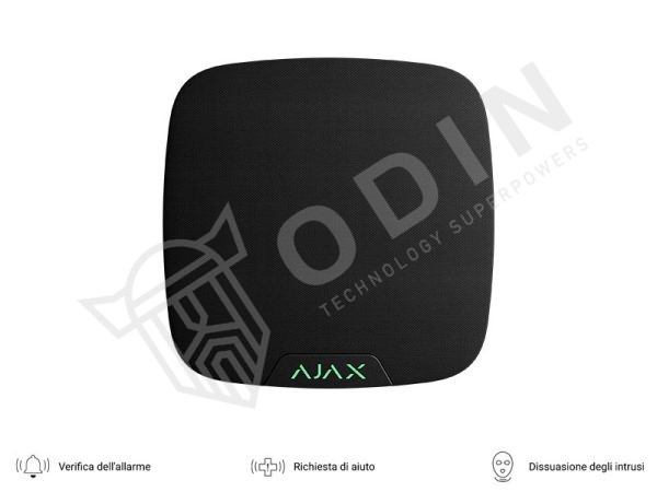 AJAX SPEAKERPHONE Modulo vocale wireless per la verifica degli allarmi colore nero 87531