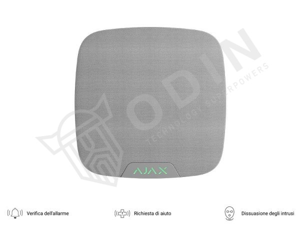 AJAX SPEAKERPHONE Modulo vocale wireless per la verifica degli allarmi colore bianco 87530