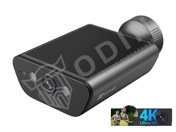 EZVIZ CS-EB5 Telecamera Smart Home a batteria solare 4K con pannello incorporato IP65 colore nero