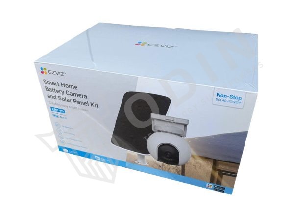 EZVIZ EB8 SET 4G Telecamera motorizzata da esterno IP67 a batteria con pannello solare, sirena e strobo incorporati