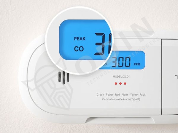 Rilevatore monossido di carbonio Wi-fi a batterie gestibile tramite App con cicalino da 85 db con notifiche in tempo reale X-SENSE