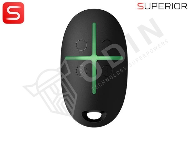 AJAX 110754 SpaceControl S telecomando versione superior con pulsante antipanico e controllo modalità di sicurezza