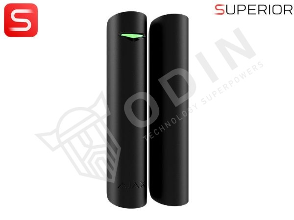 AJAX 67736 DOORPROTECT S PLUS versione superior Rilevatore di apertura con relè reed e sensori d'urto e inclinazione