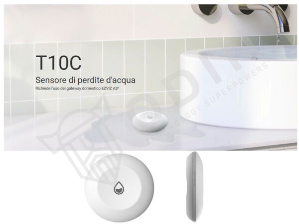 EZVIZ CS-T10C Sensore allagamento che rileva perdite d'acqua senza fili