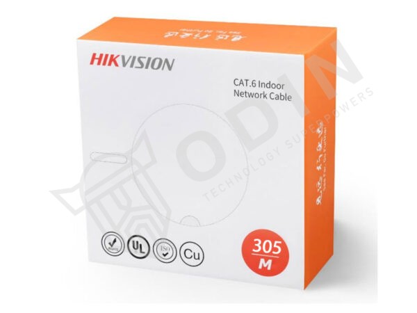 Hikvision DS-1LN6-UU Cavo UTP Cat6 in rame pieno 305 mt colore arancione