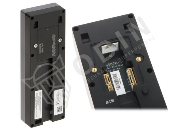 Hikvision DS-K1T805MBFWX Access control con intercom e lettore impronte digitali, PIN e bluetooth