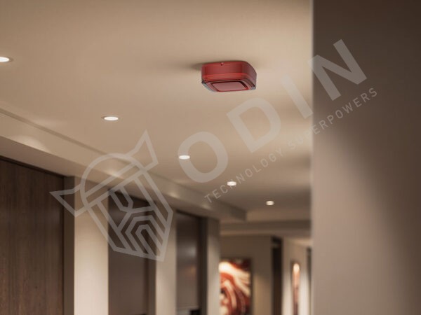 AJAX 118601 FireProtect (Sounder/VAD) Dispositivo di segnalazione acustica e visiva wireless per sistemi antincendio EN54 colore rosso