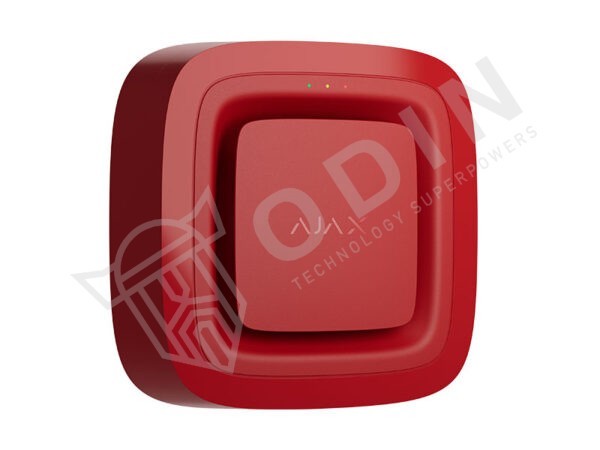 AJAX 118604 FireProtect (Sounder) Dispositivo di segnalazione acustica wireless per sistemi antincendio EN54 colore rosso