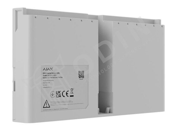 AJAX 127876 Batterie Li-ion ricaricabili da installare in EN54 Fire HUB 7,4V / 5 Ah per 24 ore di funzionamento