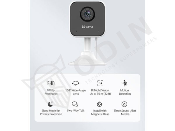 EZVIZ CS-H1C Telecamera 1080P da interno wifi 2,4 Ghz con IR fino a 10 mt con microfono