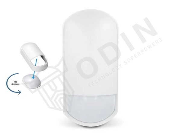 Optex FLX-S-DT Rilevatore volumetrico doppia tecnologia per interni grado 2 con lente flessibile fascio ampio 12 mt o fascio stretto 18 mt