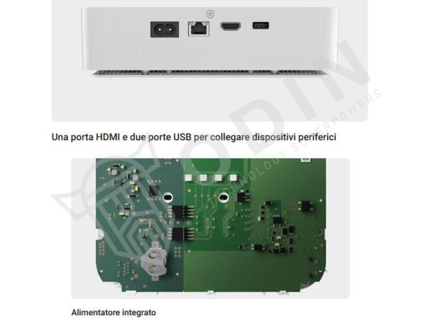 Ajax Nvr HAC videoregistratore 16 canali di rete per telecamere Onvif fino a 4K, HDD 3,5" fino a 16 TB bianco 134506