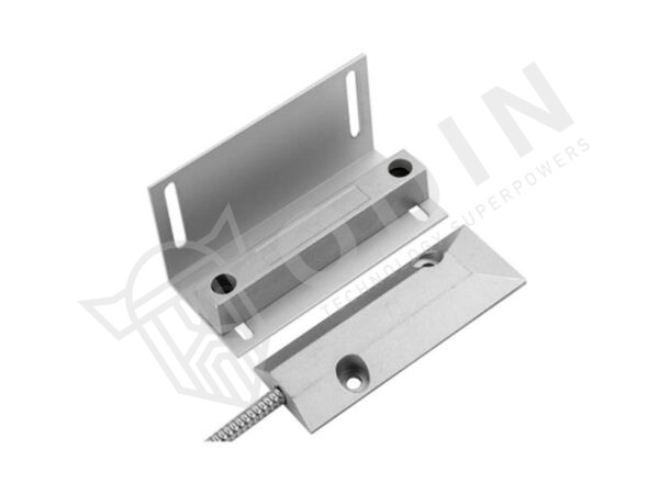 Contatto magnetico per cancelli o garage a superficie con staffa di montaggio